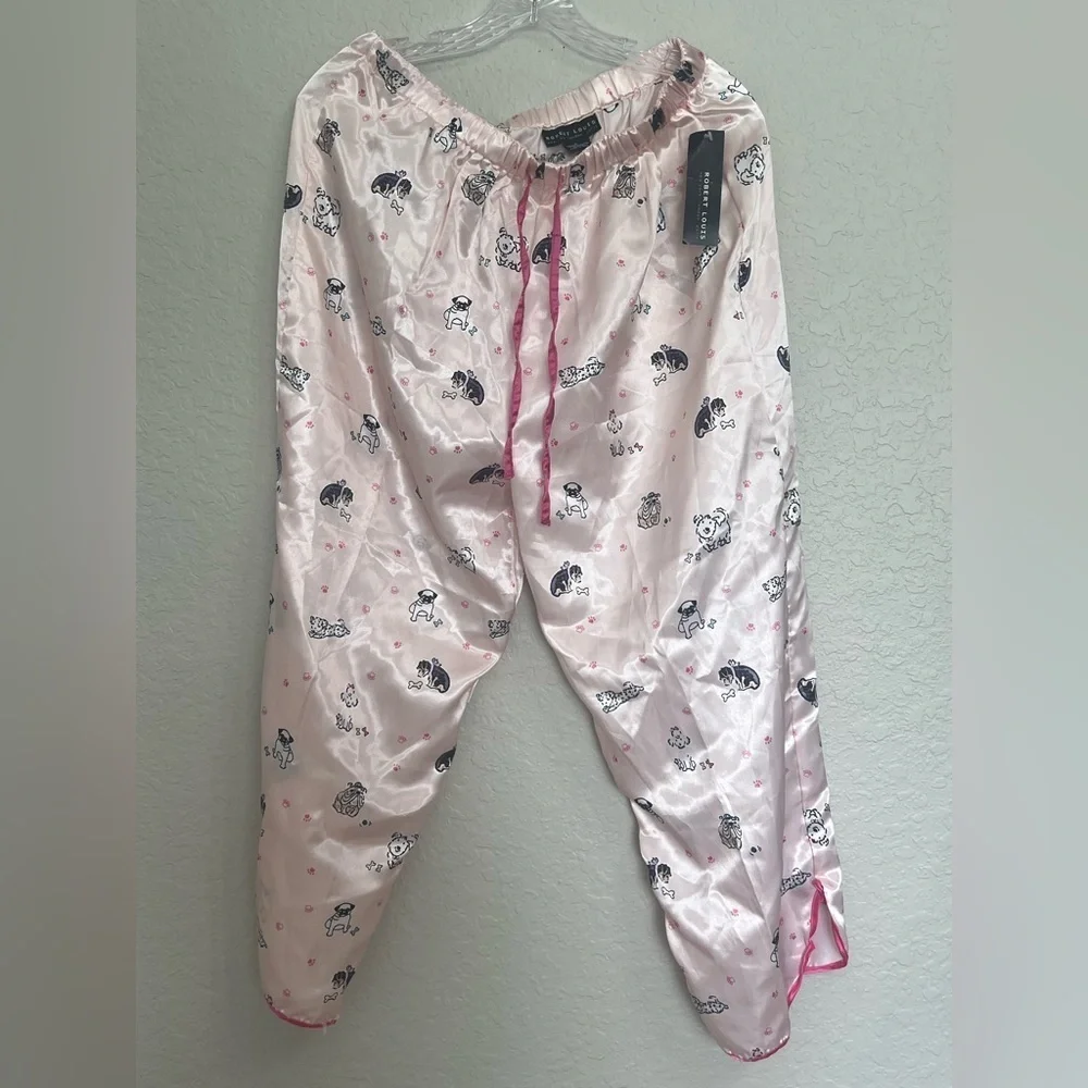 Robert Louis Light Pink Cartoon Pajama Pants caja 2